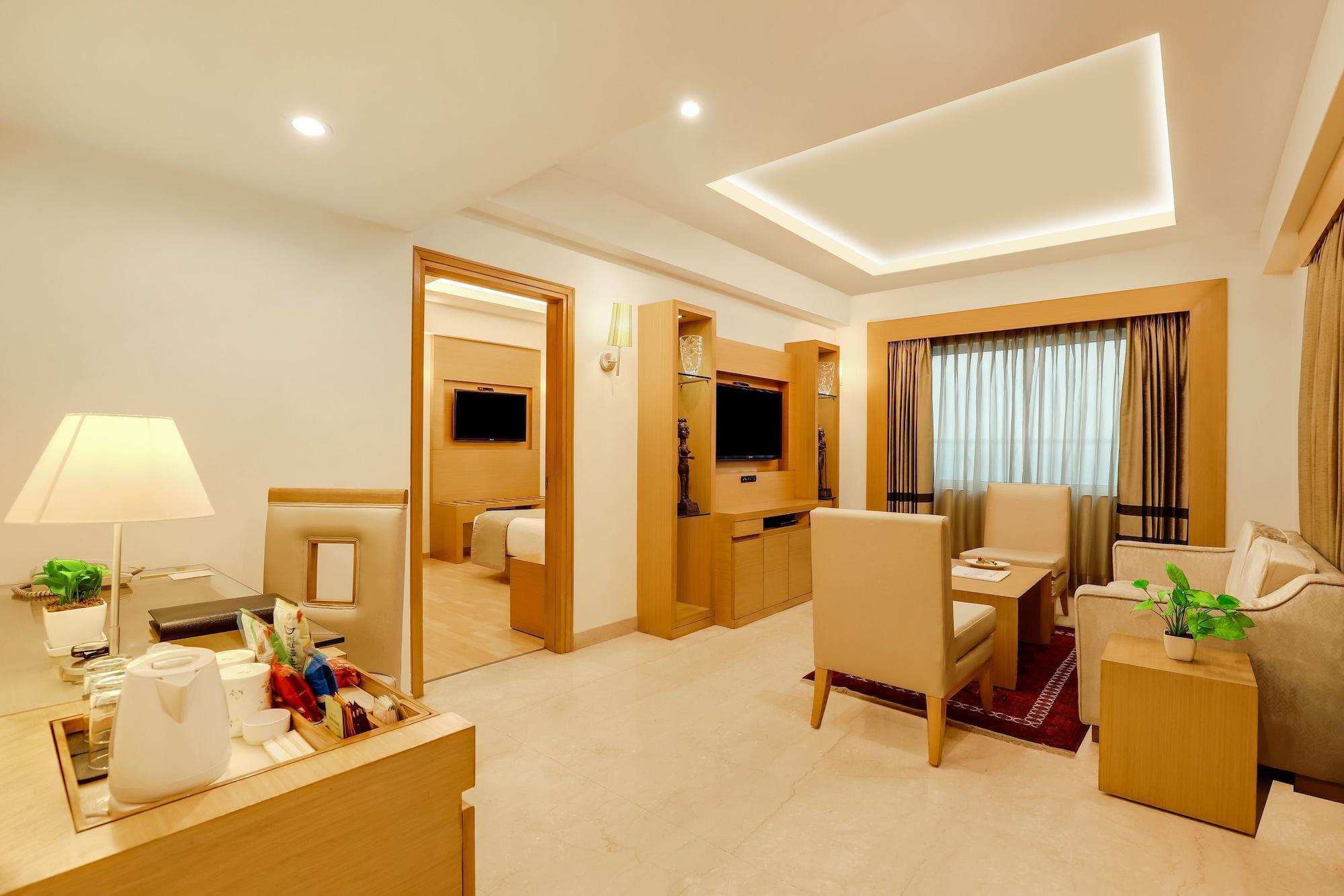 Lemon Tree Premier, Delhi Airport Otel Yeni Delhi Dış mekan fotoğraf Suite room at the hotel