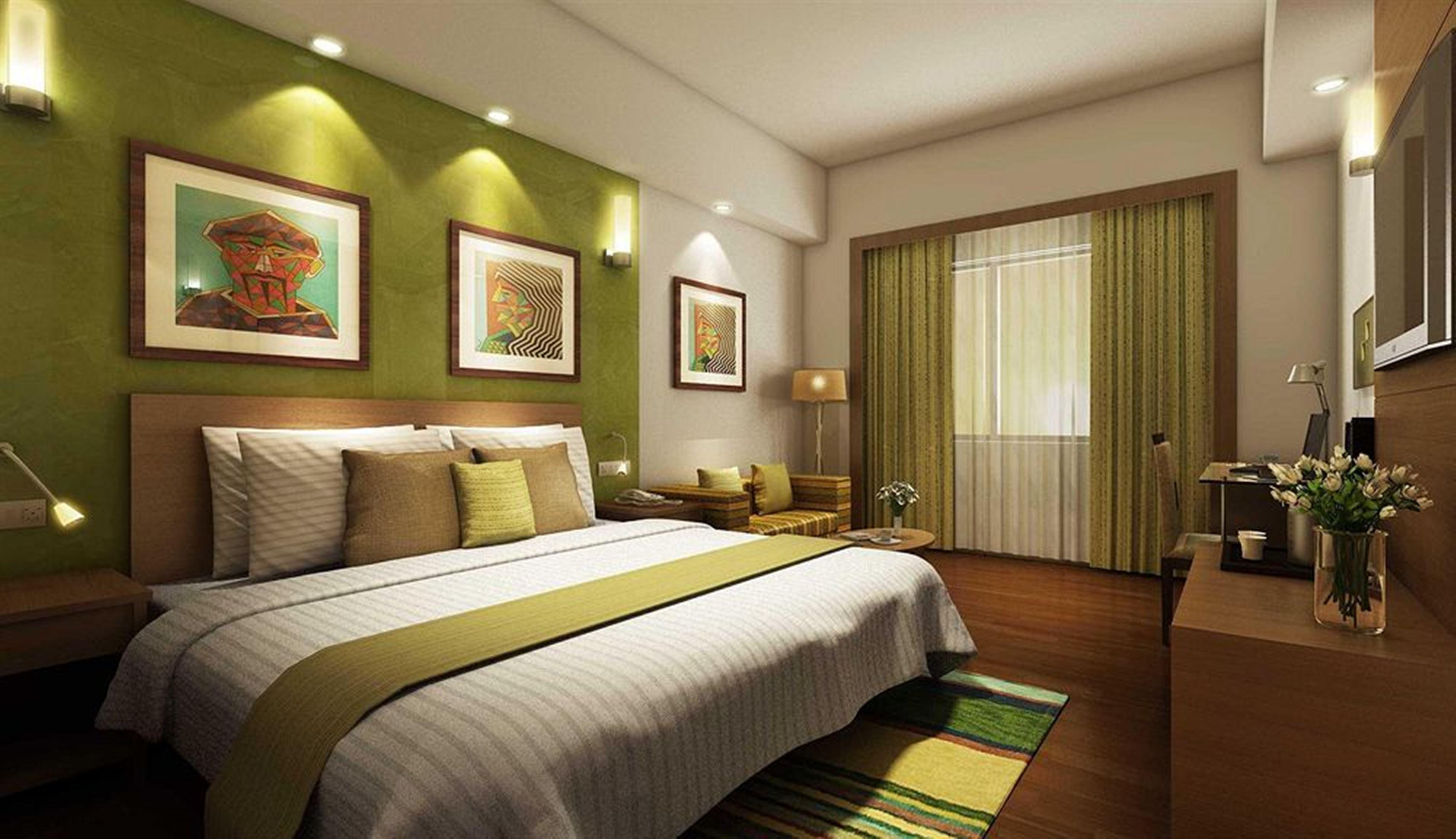 Lemon Tree Premier, Delhi Airport Otel Yeni Delhi Oda fotoğraf A typical room at the hotel