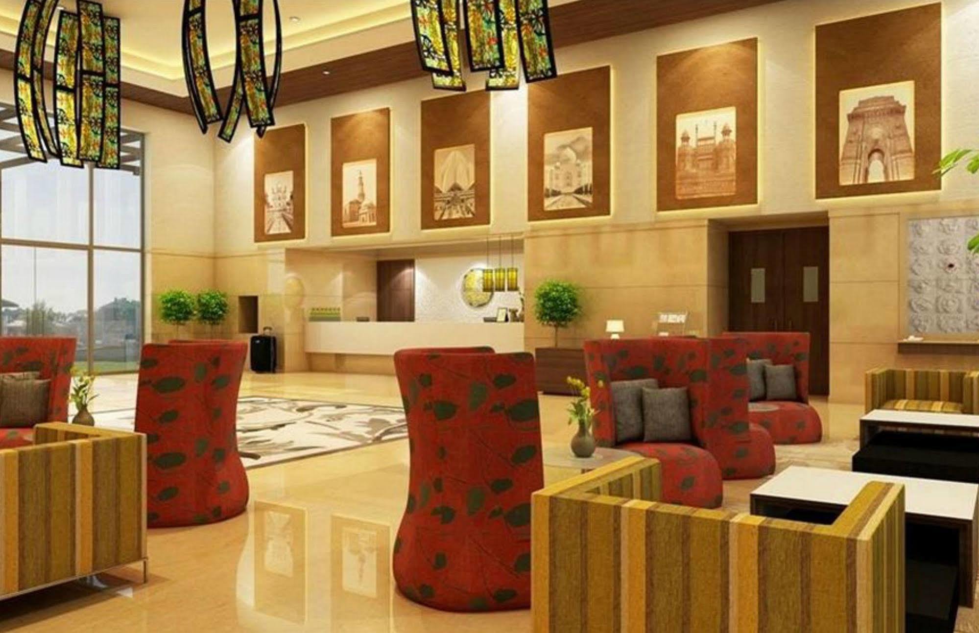 Lemon Tree Premier, Delhi Airport Otel Yeni Delhi Dış mekan fotoğraf The lobby of the hotel
